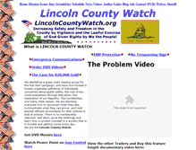 Tablet Screenshot of lincolncountywatch.org